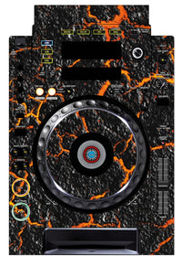 Pioneer DJ CDJ 900 Skin Lava