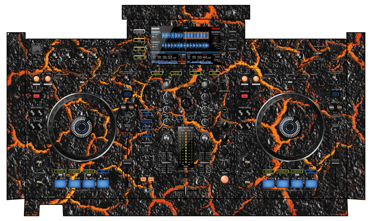 Pioneer DJ XDJ RX Skin Lava