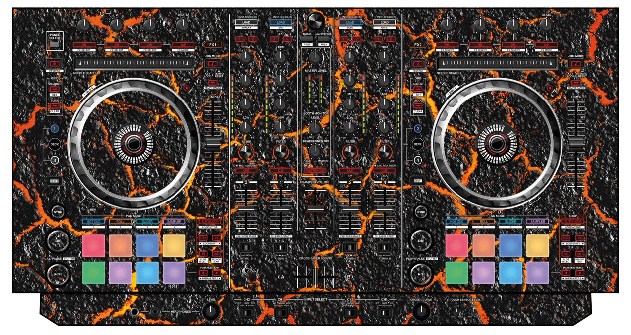 Pioneer DJ DDJ SX Skin Lava
