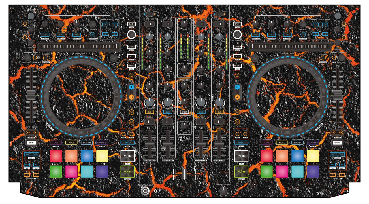Denon DJ MC 7000 Skin Lava