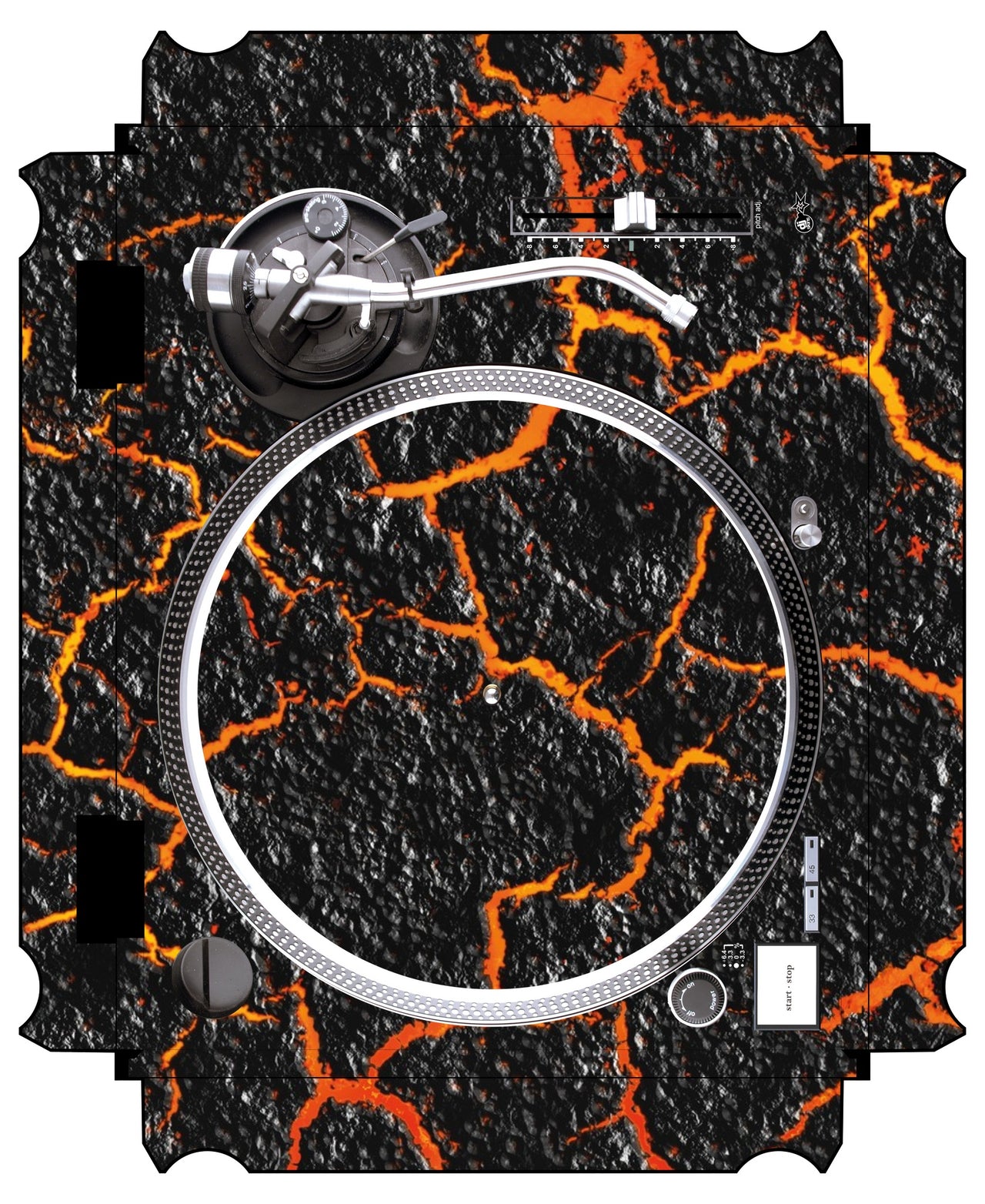 Technics 1200 / 1210 MK2 VERTICAL Skin Lava