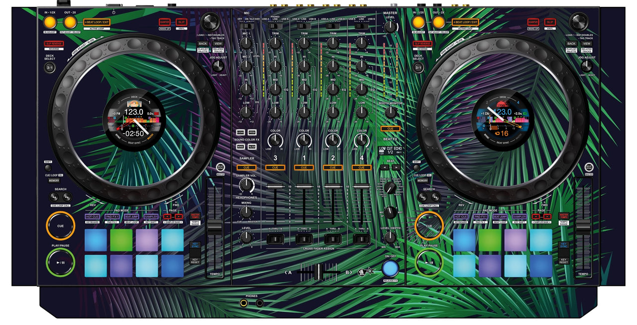 Pioneer DJ DDJ 1000 Skin Leafage