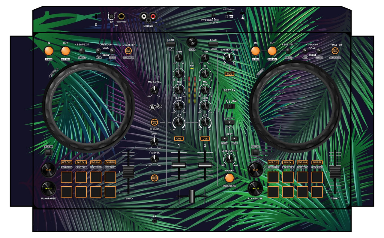 Pioneer DJ DDJ FLX 4 Skin Leafage