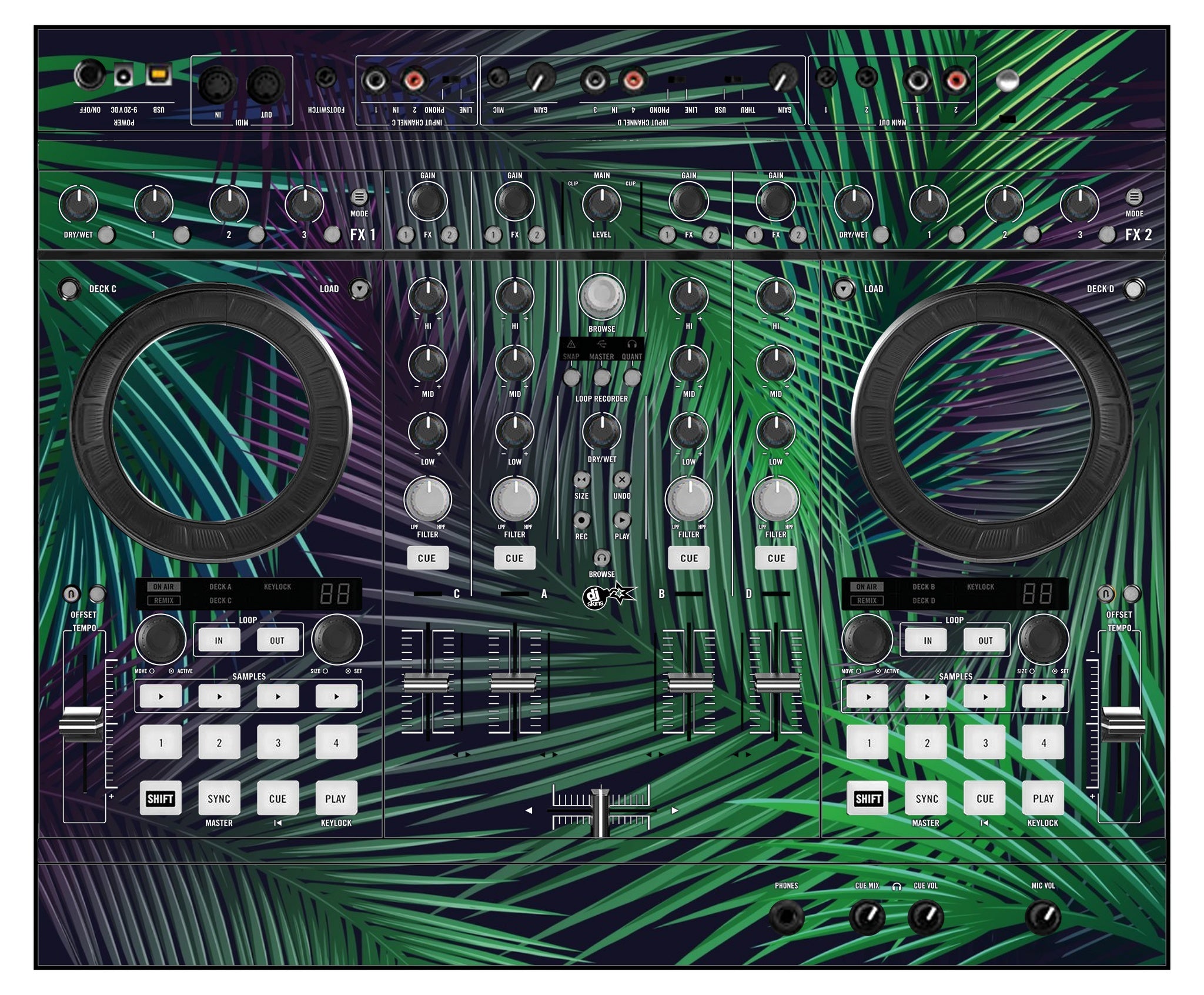 Native Instruments S4 MK1 Skin Leafage