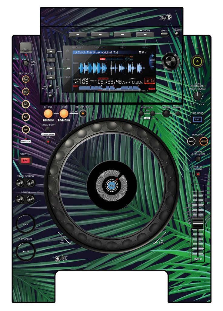 Pioneer DJ CDJ 900 NEXUS Skin Leafage