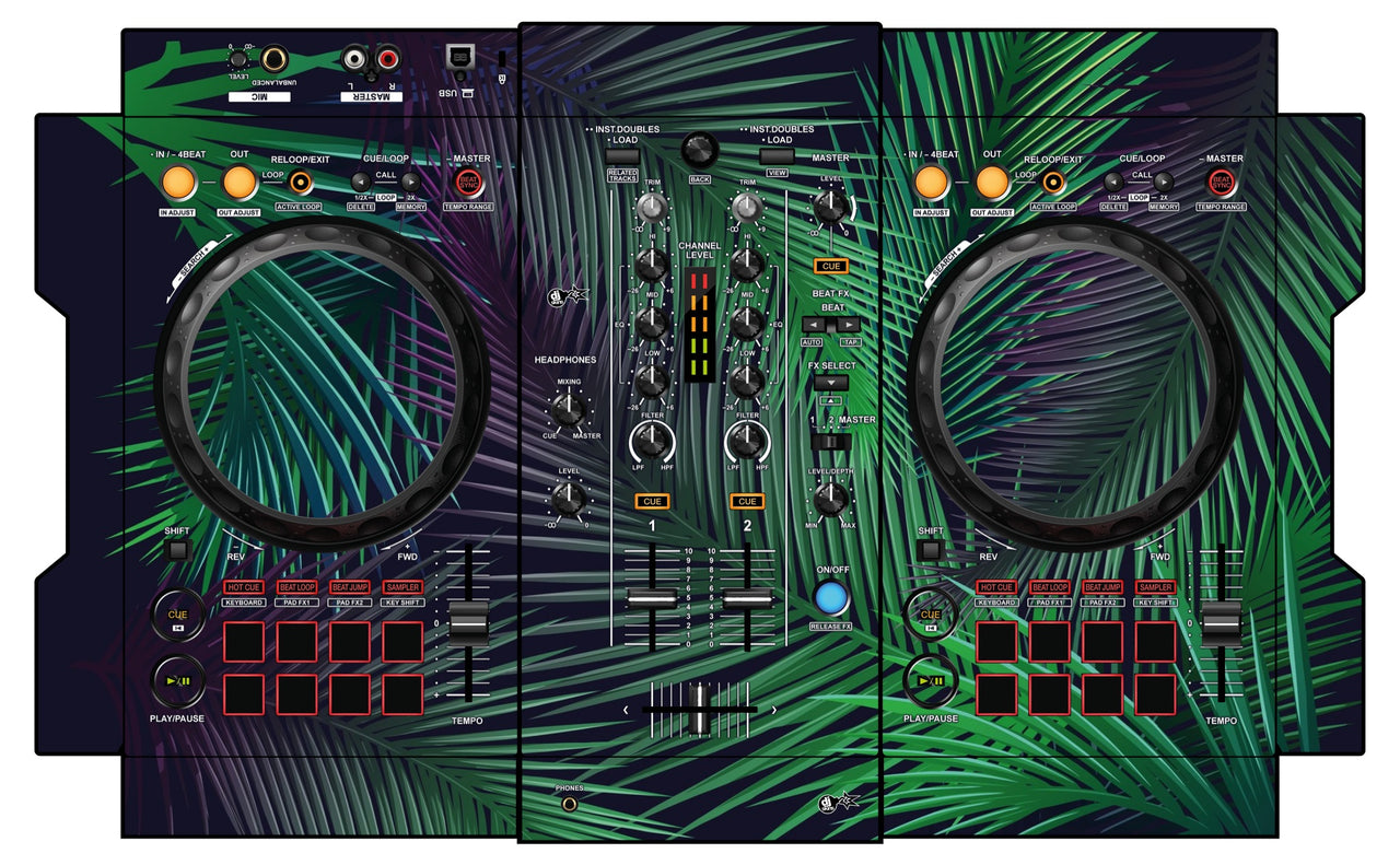Pioneer DJ DDJ 400 Skin Leafage