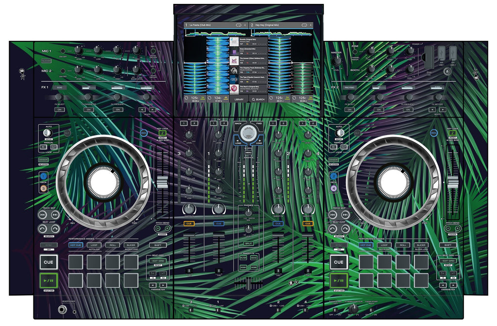 Denon DJ PRIME 4 Skin Leafage