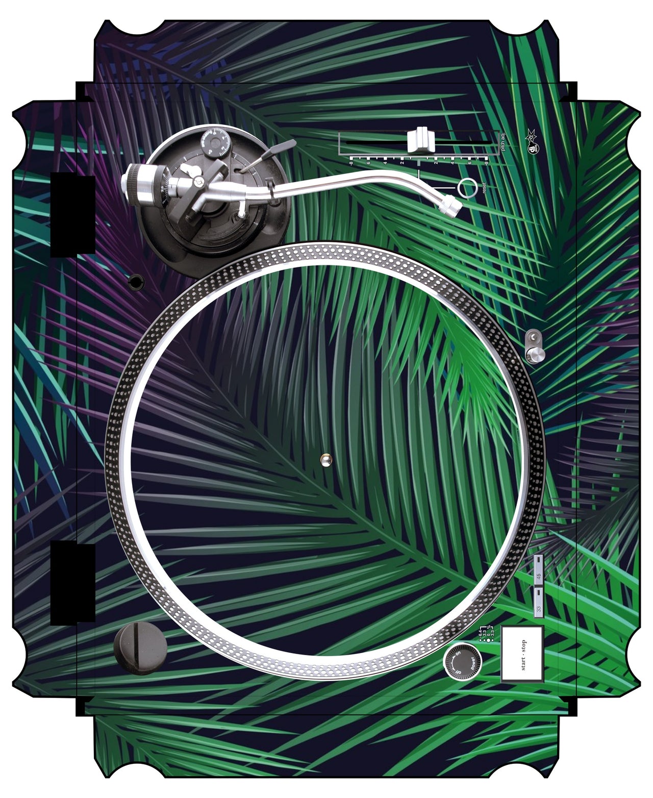 Technics 1200 / 1210 MK5 VERTICAL Skin Leafage