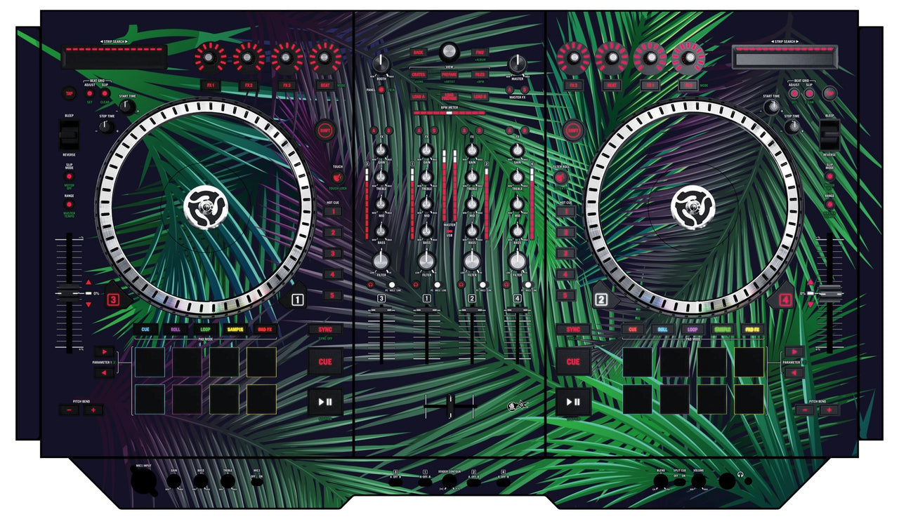 Numark NS 7 II Skin Leafage