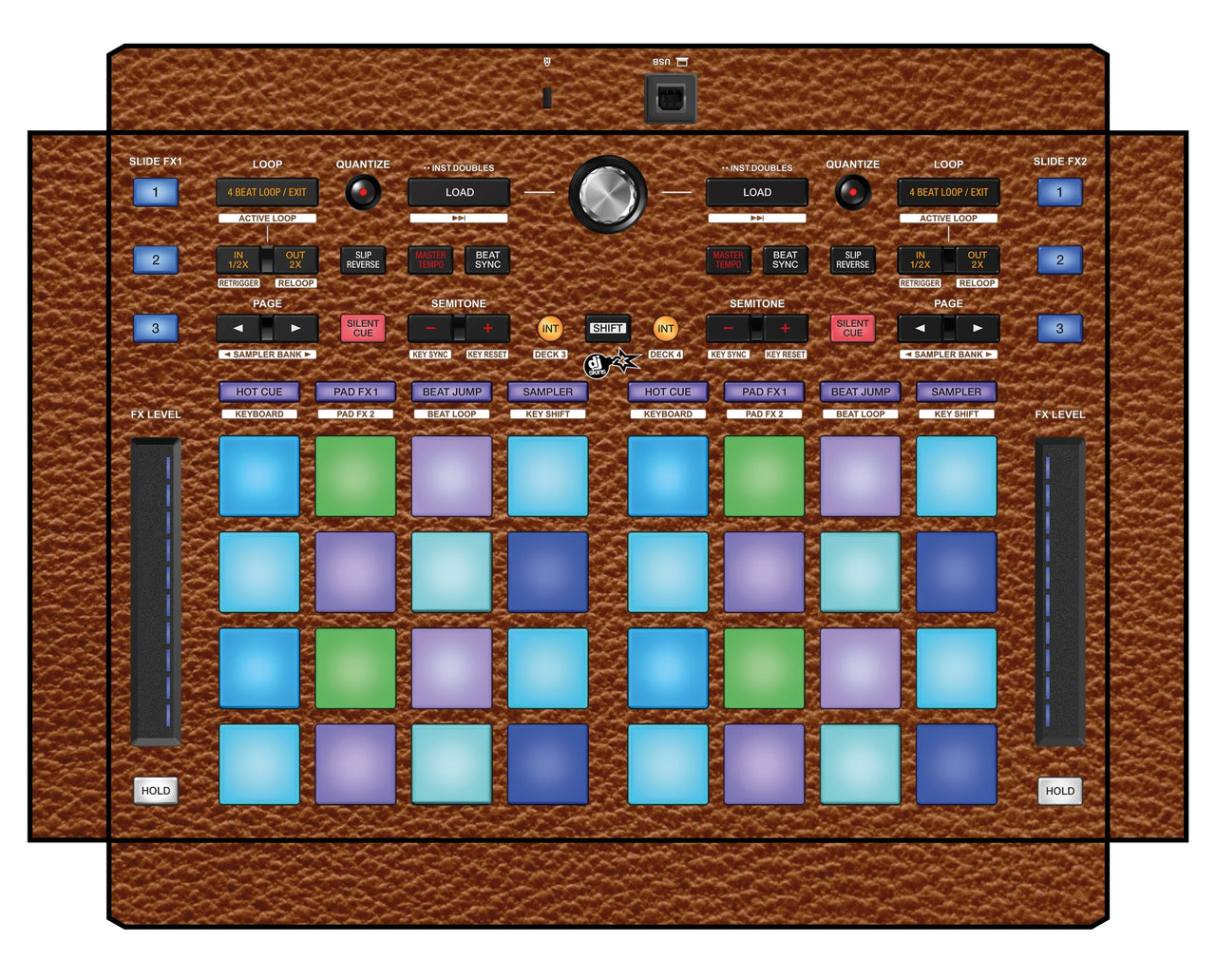 Pioneer DJ DDJ XP 1 Skin Leather