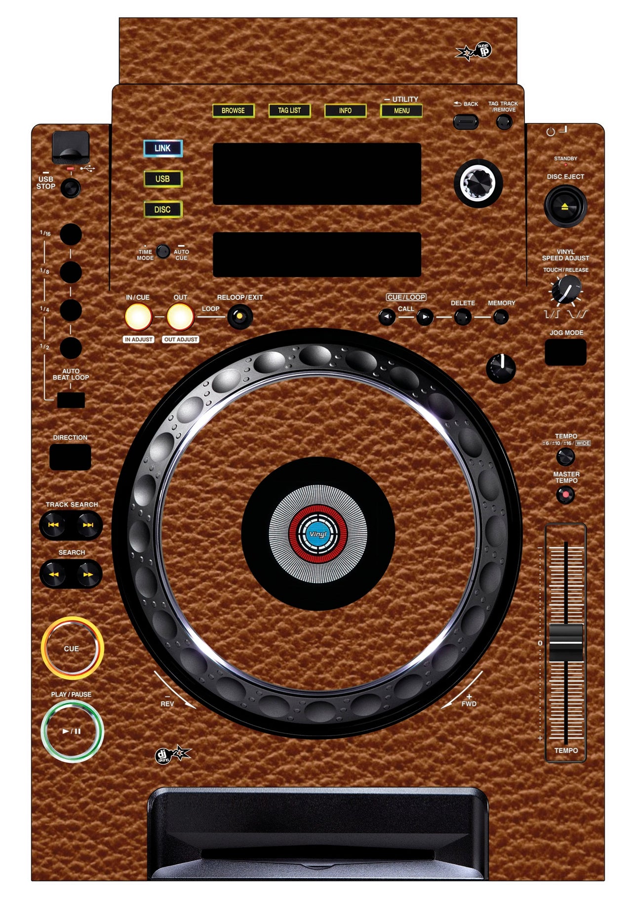 Pioneer DJ CDJ 900 Skin Leather