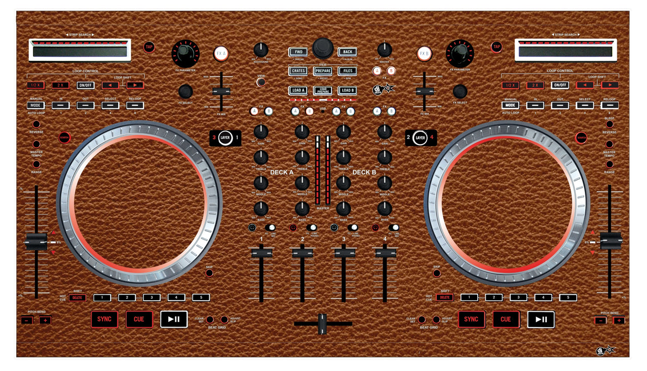 Numark NS 6 Skin Leather