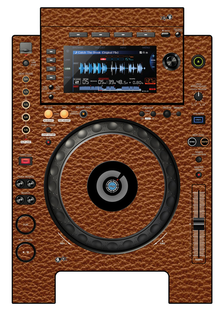 Pioneer DJ CDJ 900 NEXUS Skin Leather