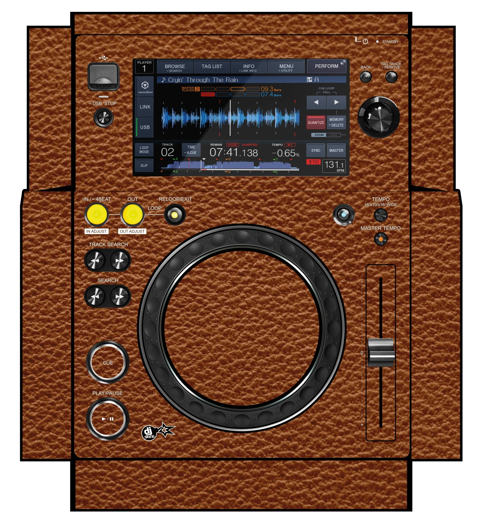 Pioneer DJ XDJ 700 Skin Leather