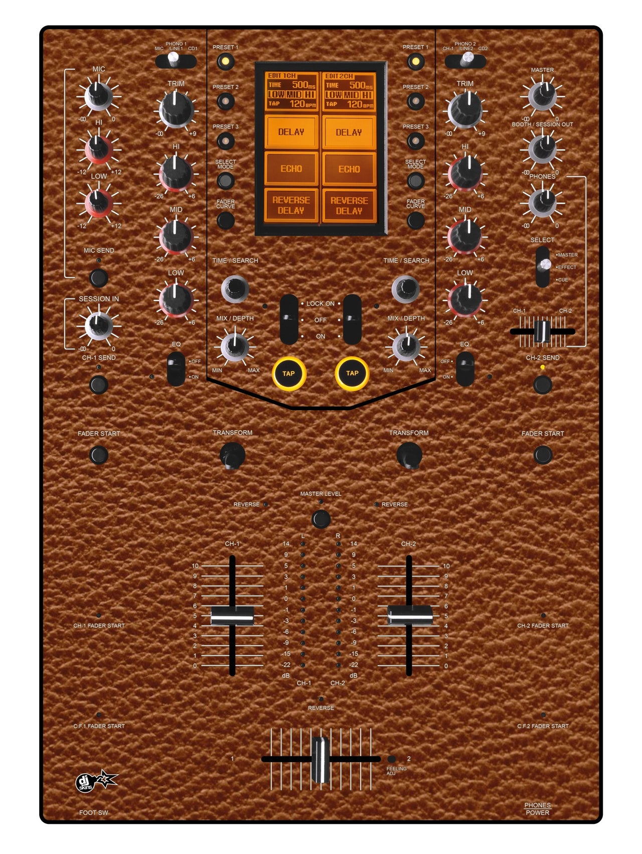 Pioneer DJ DJM 909 Skin Leather