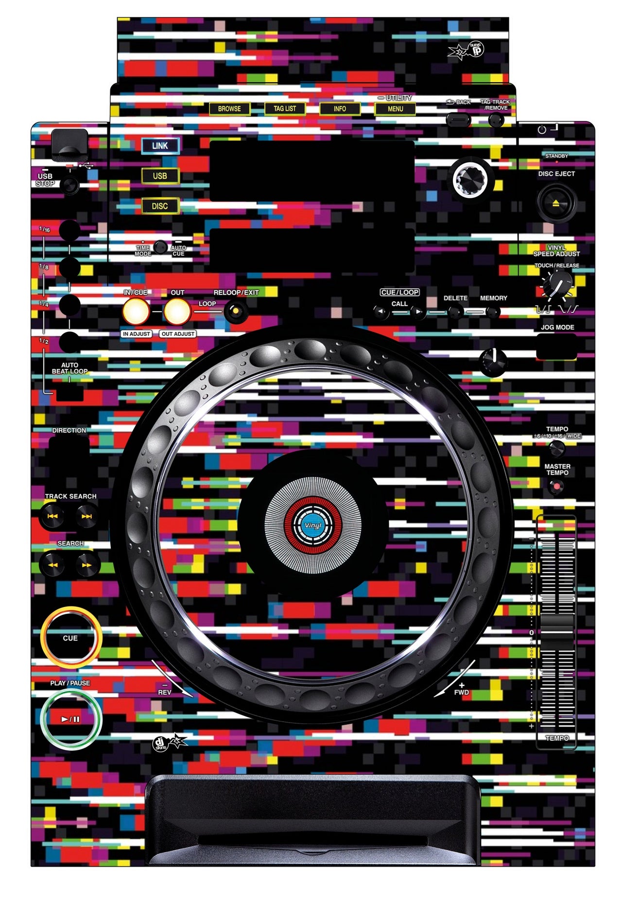 Pioneer DJ CDJ 900 Skin Lost Signal