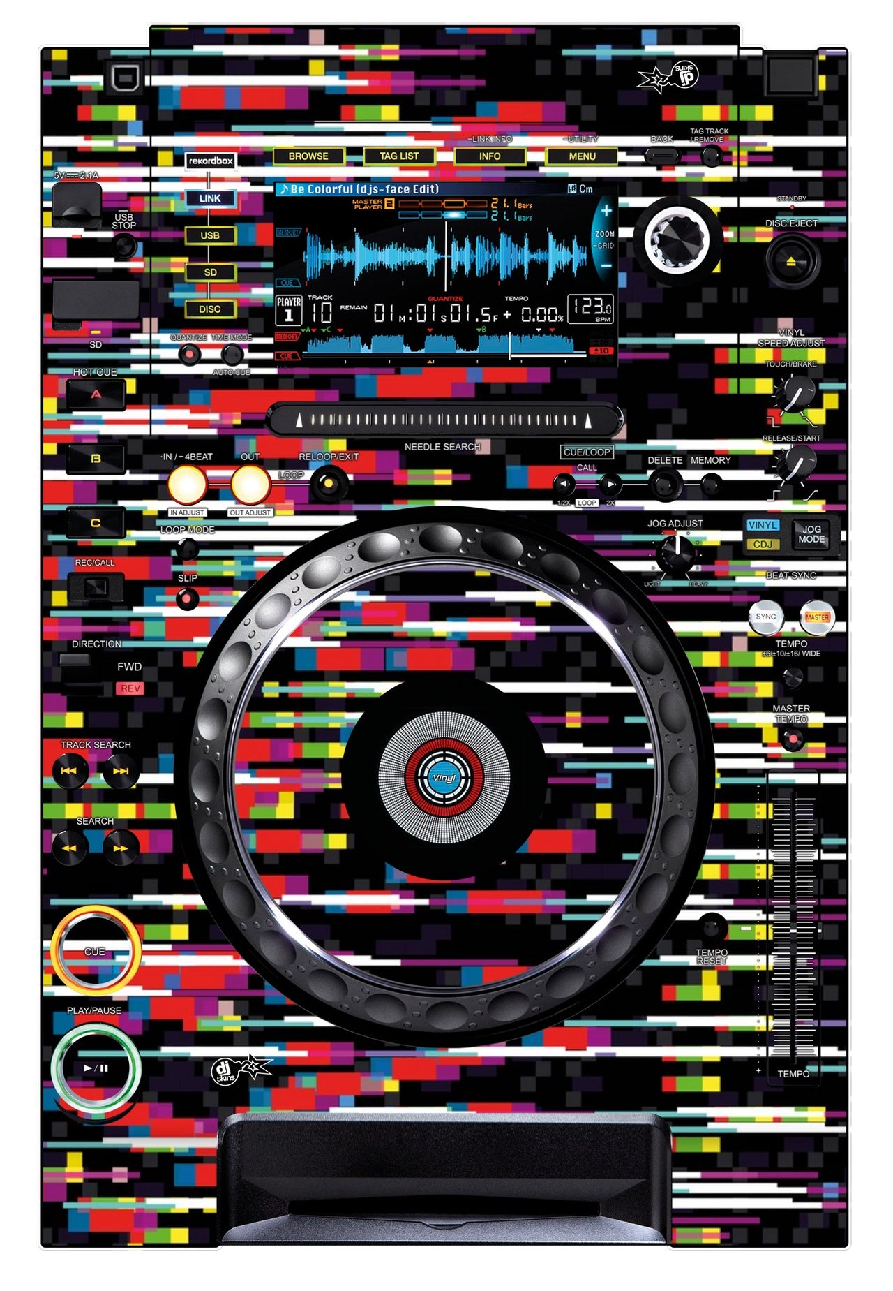 Pioneer DJ CDJ 2000 NEXUS Skin Lost Signal