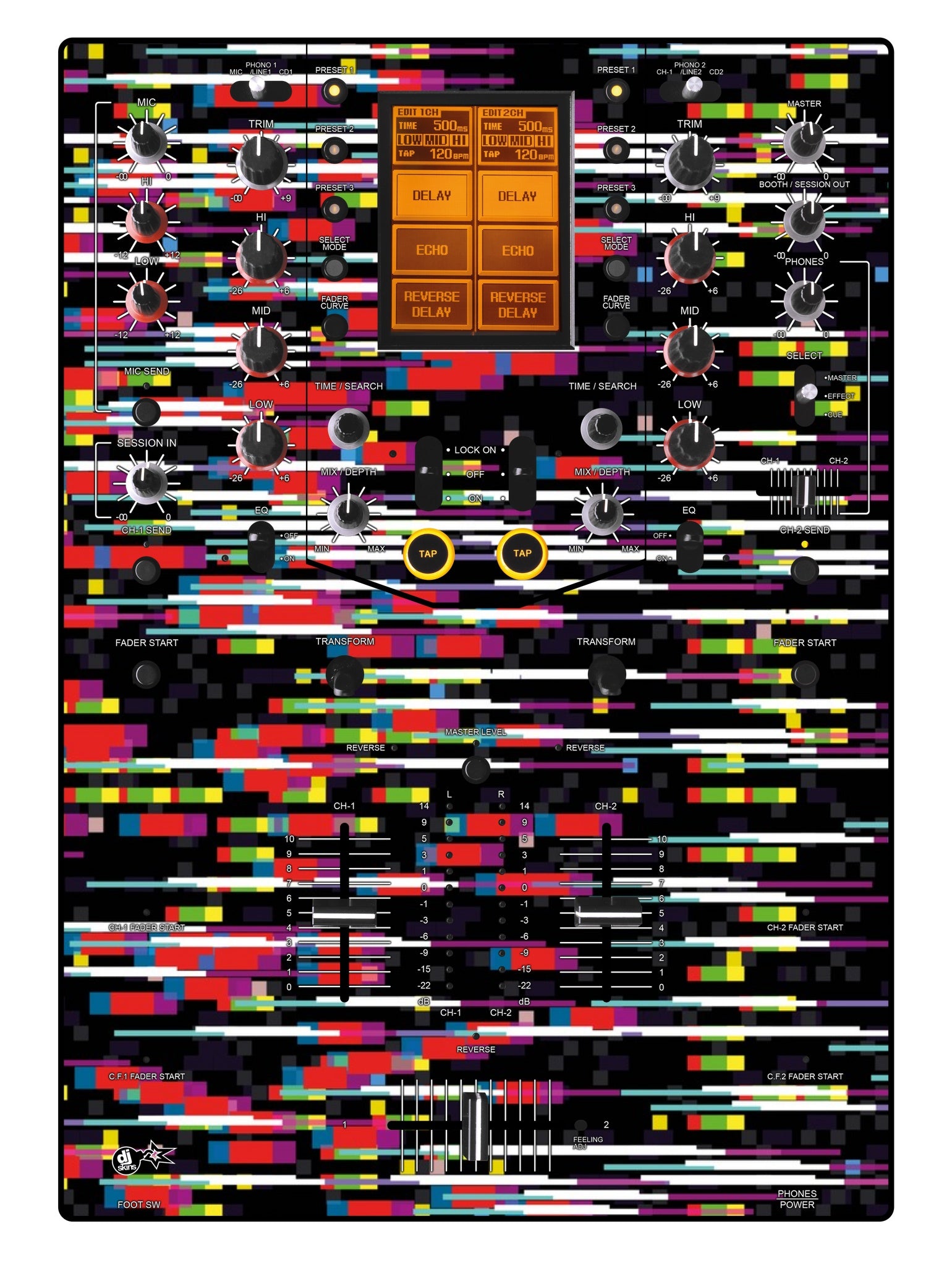 Pioneer DJ DJM 909 Skin Lost Signal