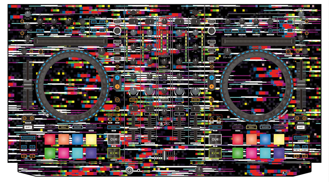 Denon DJ MC 7000 Skin Lost Signal