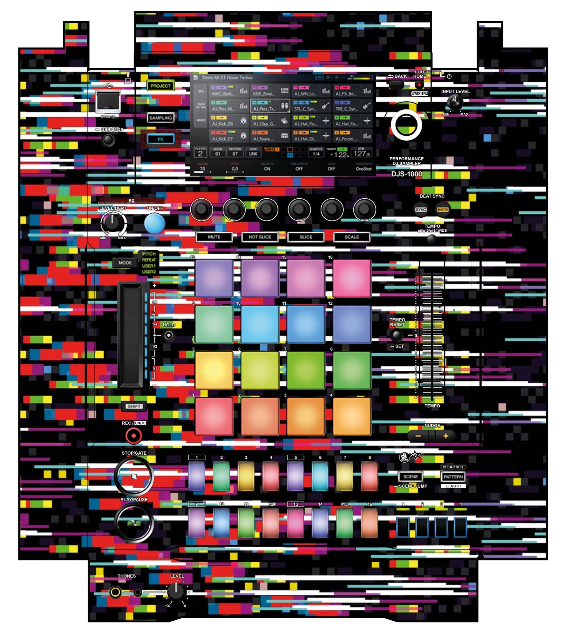 Pioneer DJ DJS 1000 Skin Lost Signal