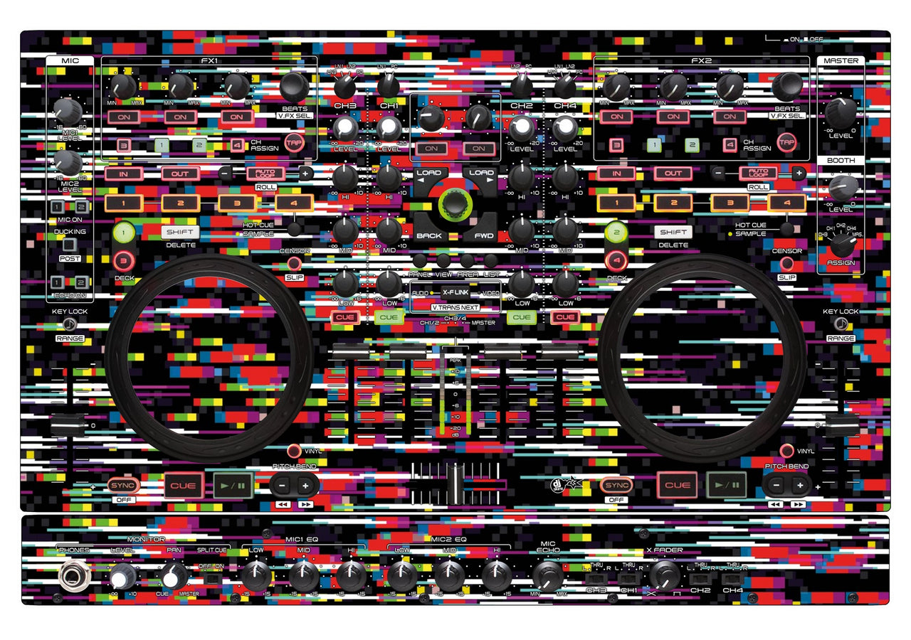 Denon DJ MC 6000 MK2 Skin Lost Signal