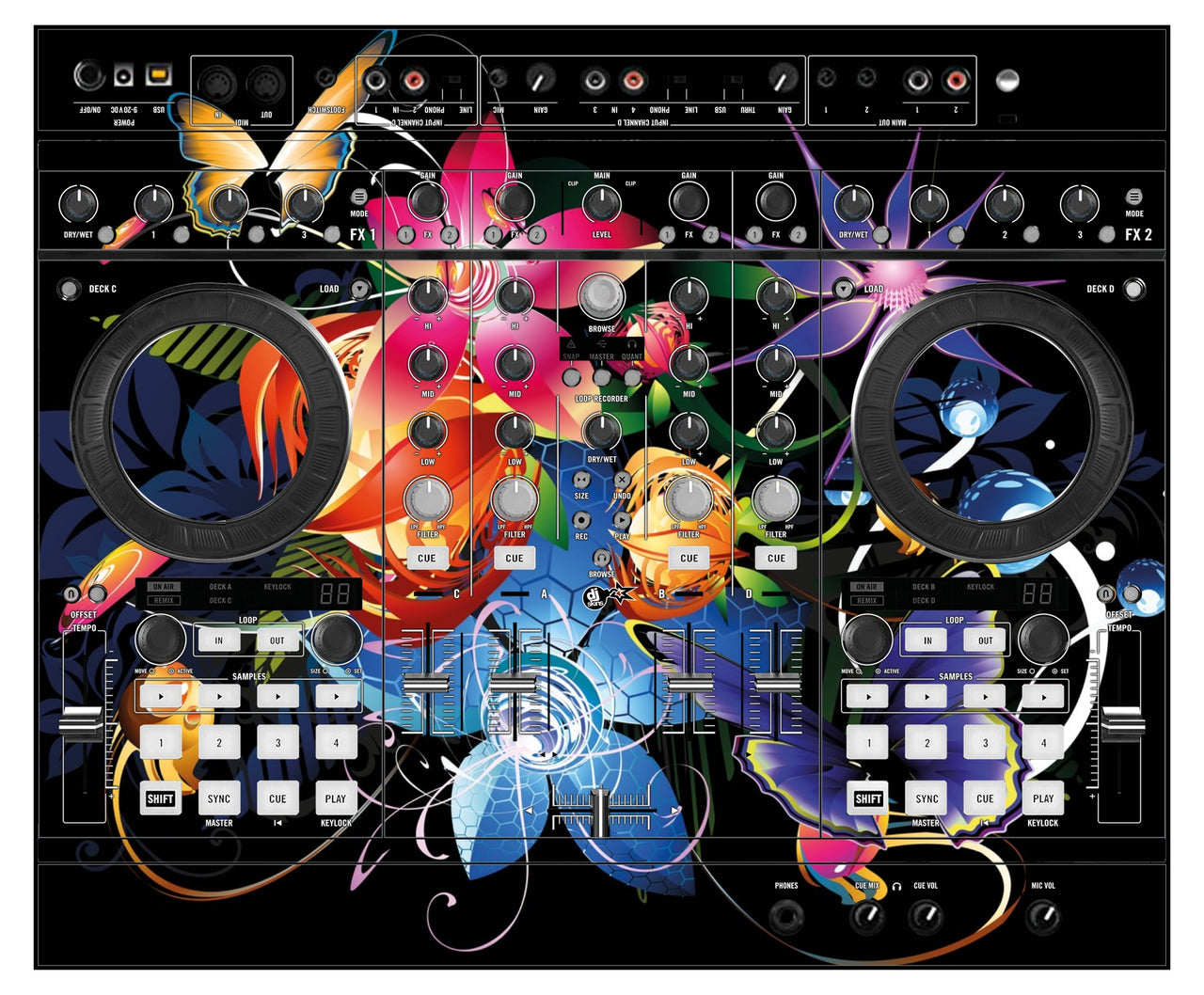 Native Instruments S4 MK1 Skin Lotus Garden