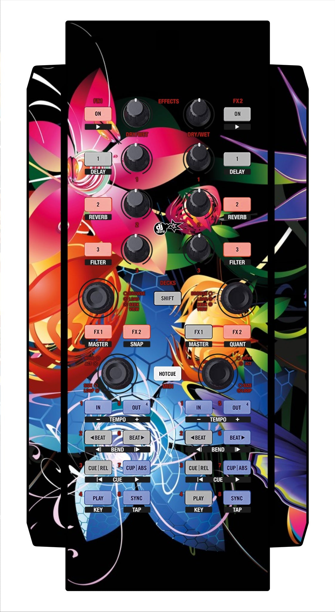 Native Instruments X1 Skin Lotus Garden