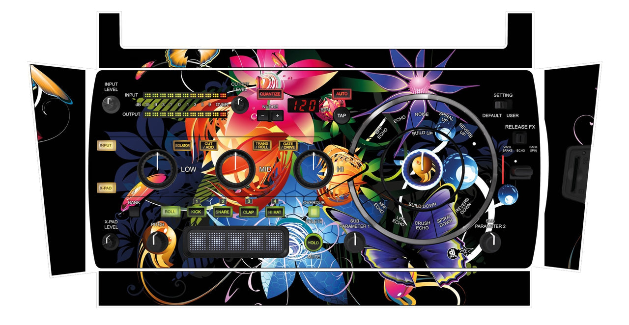Pioneer DJ RMX 1000 Skin Lotus Garden