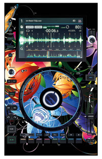 Denon DJ SC 6000 Skin Lotus Garden