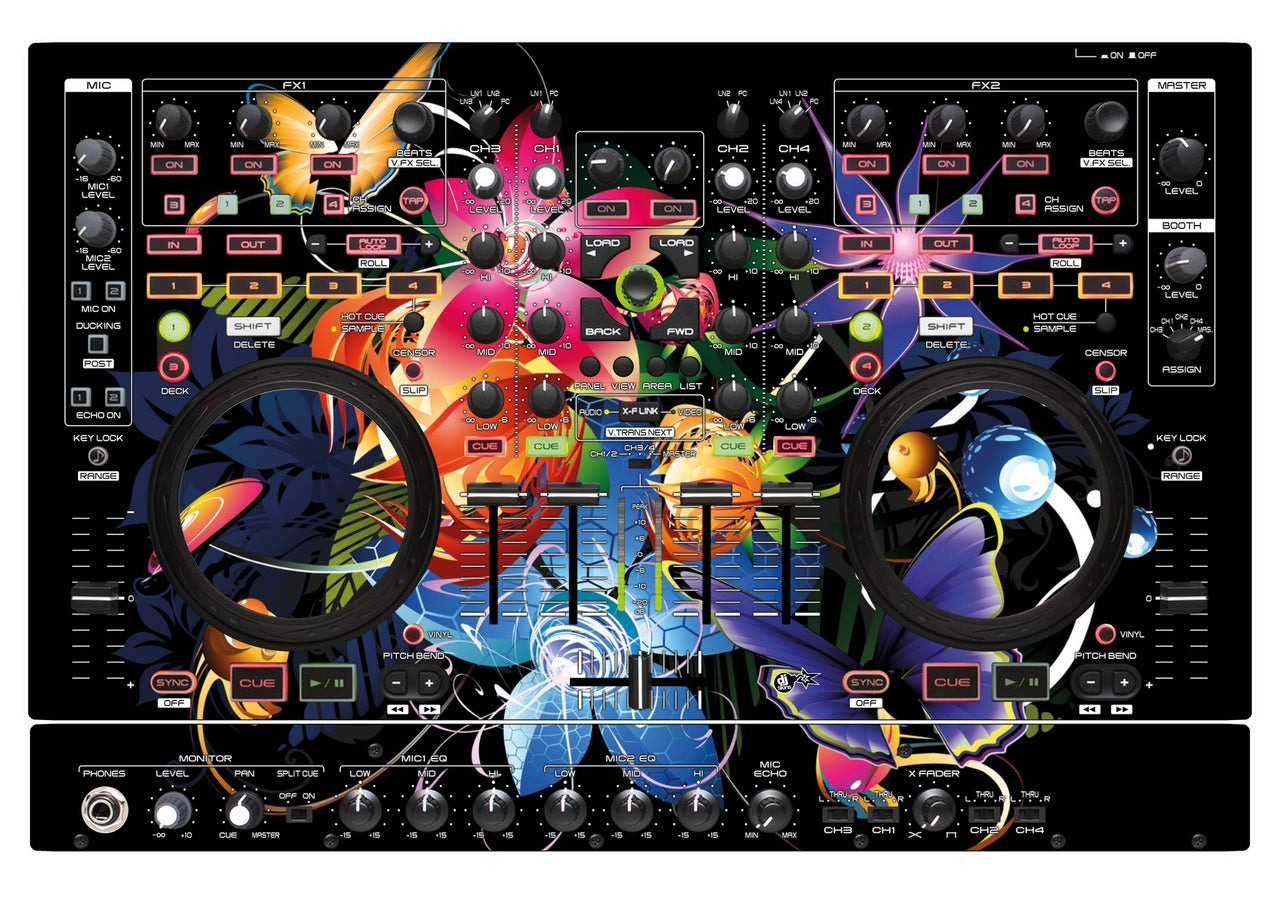 Denon DJ MC 6000 MK2 Skin Lotus Garden