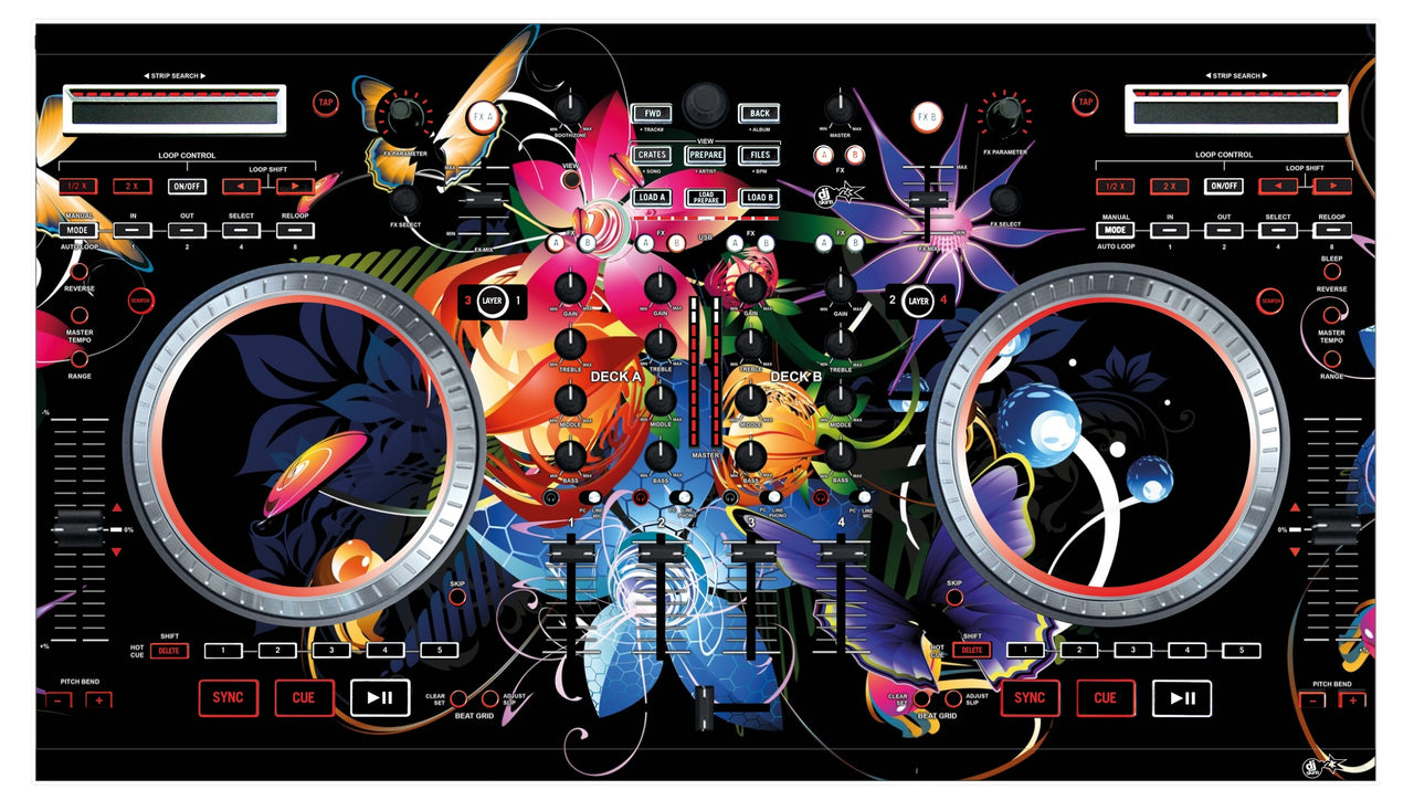 Numark NS 6 Skin Lotus Garden