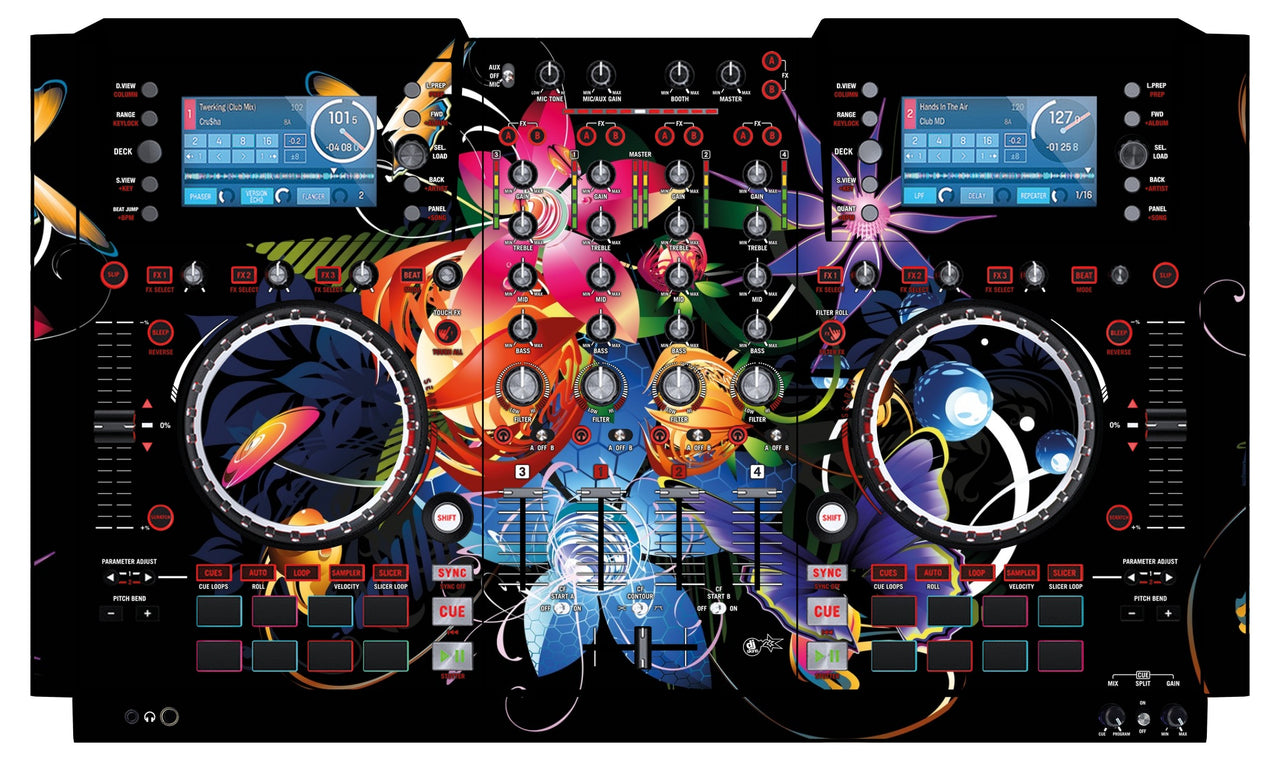 Numark NV 2 Skin Lotus Garden