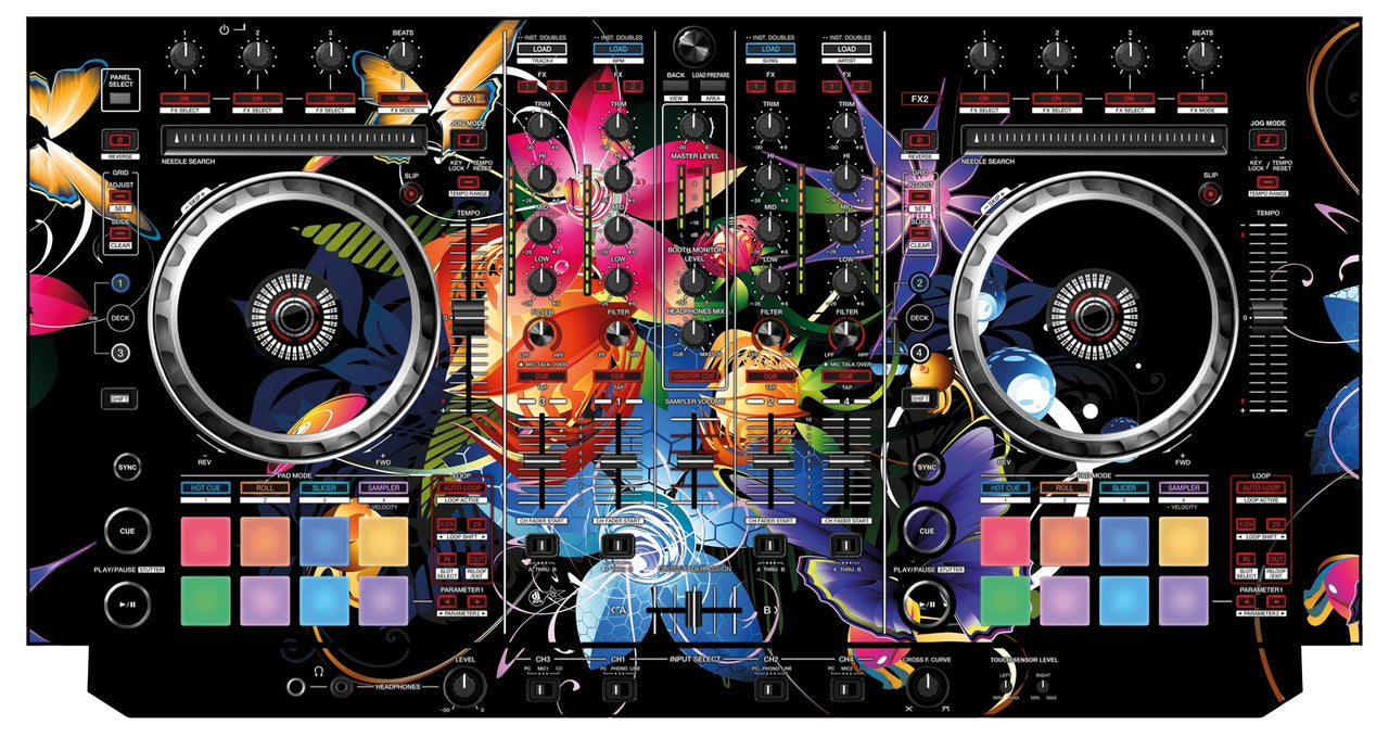 Pioneer DJ DDJ SX Skin Lotus Garden
