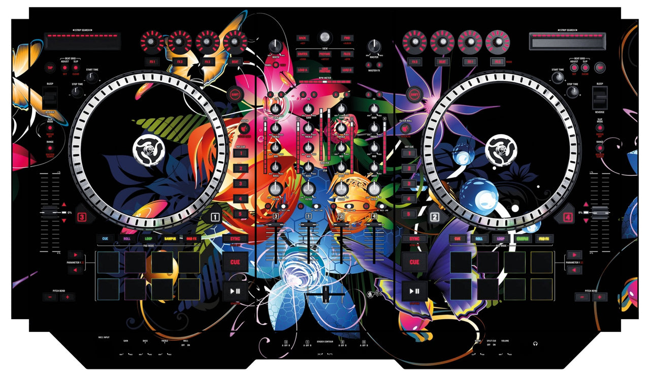 Numark NS 7 II Skin Lotus Garden