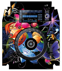 Pioneer DJ XDJ 1000 MK2 Skin Lotus Garden