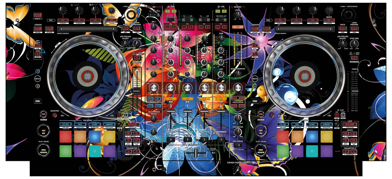 Pioneer DJ DDJ SZ 2 Skin Lotus Garden