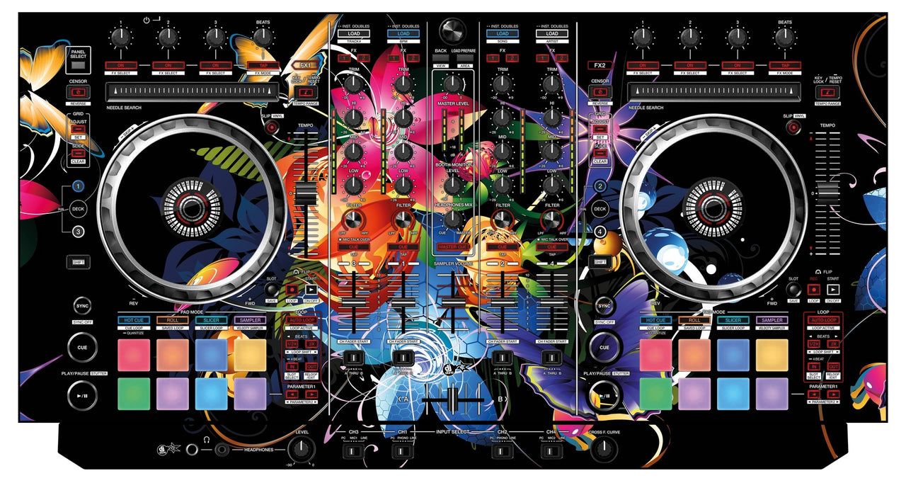 Pioneer DJ DDJ SX 2 Skin Lotus Garden
