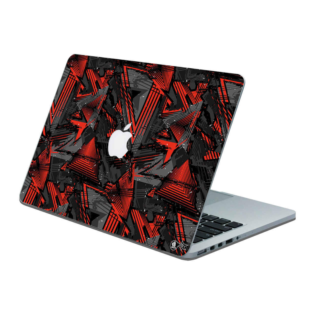 DJ Skins Laptop Skin RIDGE (GRAU – ROT)