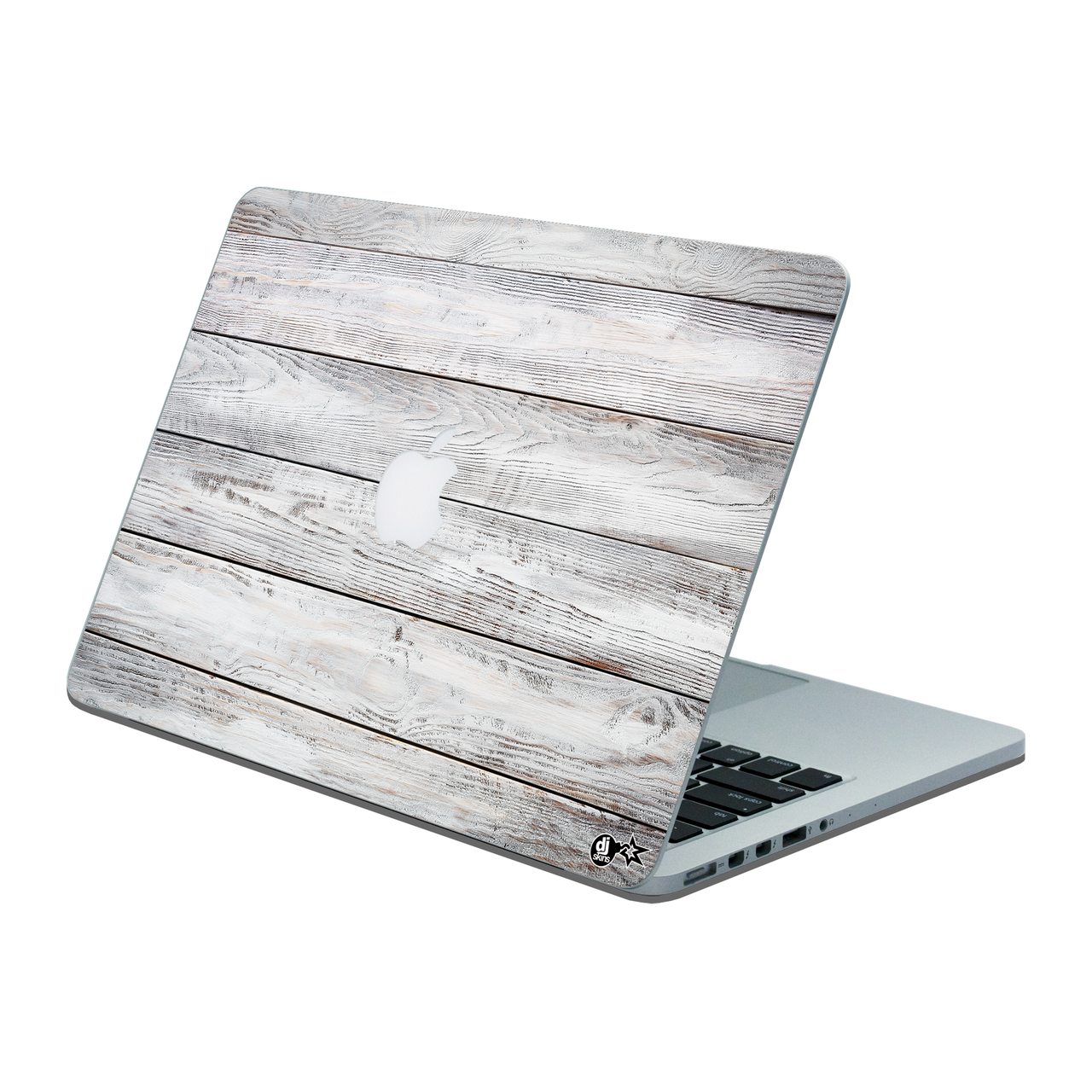DJ Skins Laptop Skin WOODY WHITE
