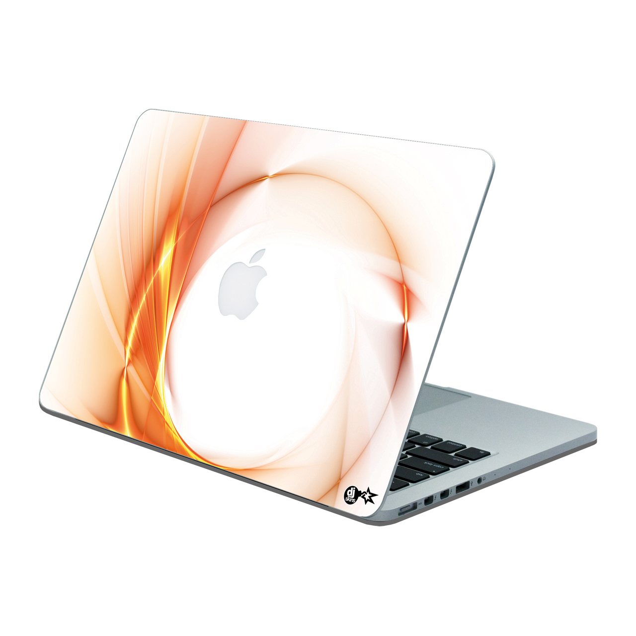 DJ Skins Laptop Skin ORANGE SWIRL
