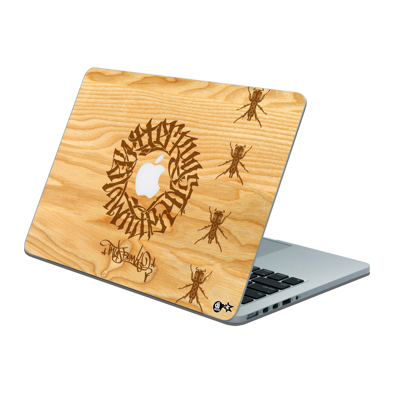 DJ Skins Laptop Skin QBERT THUDRUMBLE WOOD