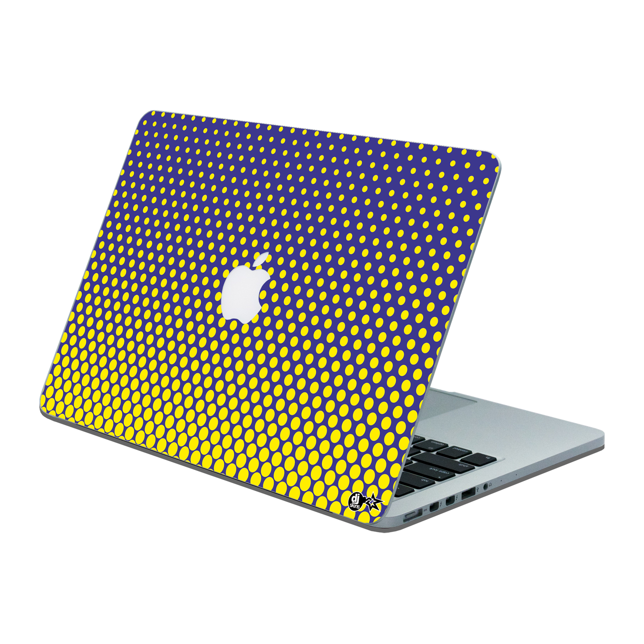 DJ Skins Laptop Skin GRADIENTER DOT (LILA – GELB)