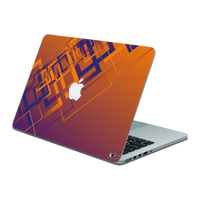 DJ Skins Laptop Skin SQUARED HOLLOW (ORANGE – LILA)