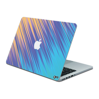 DJ Skins Laptop Skin STRIPES (GELB – BLAU)