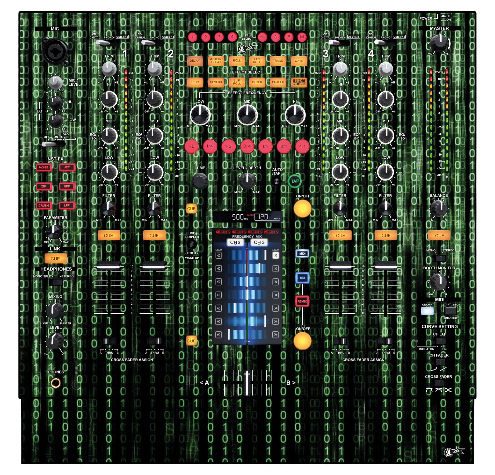 Pioneer DJ DJM 2000 Skin Matrix