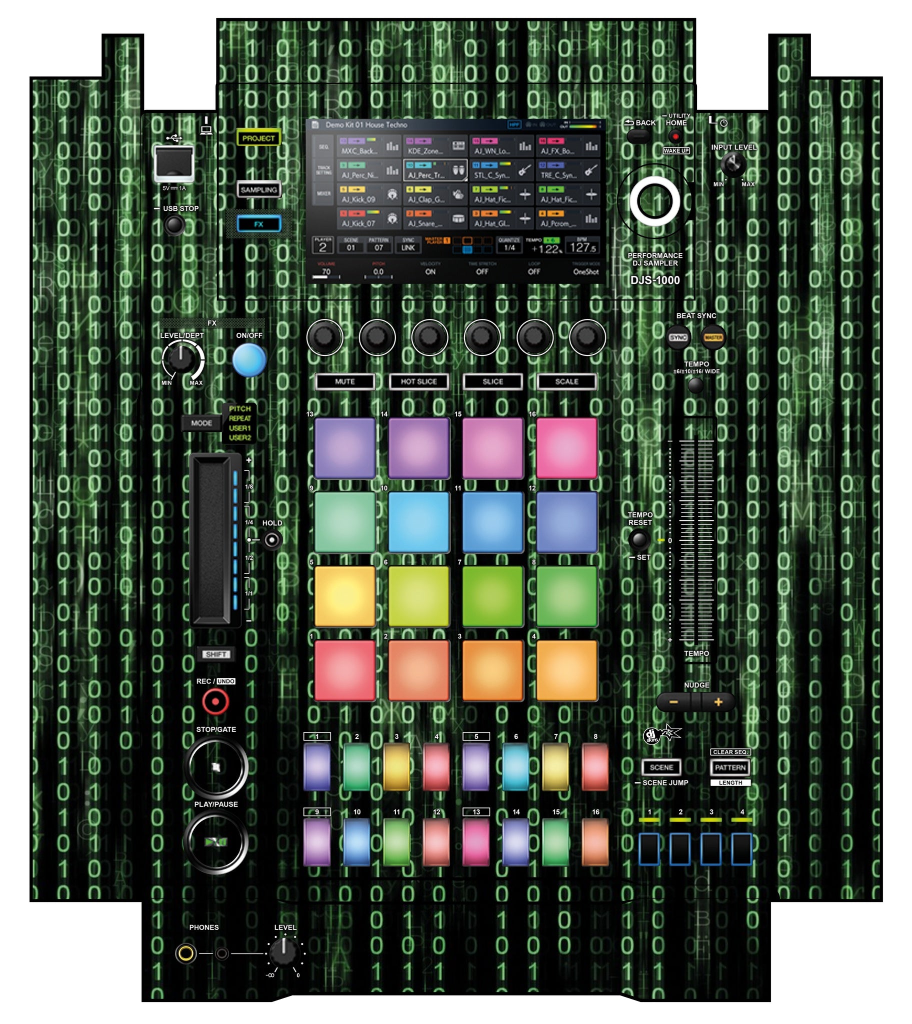 Pioneer DJ DJS 1000 Skin Matrix