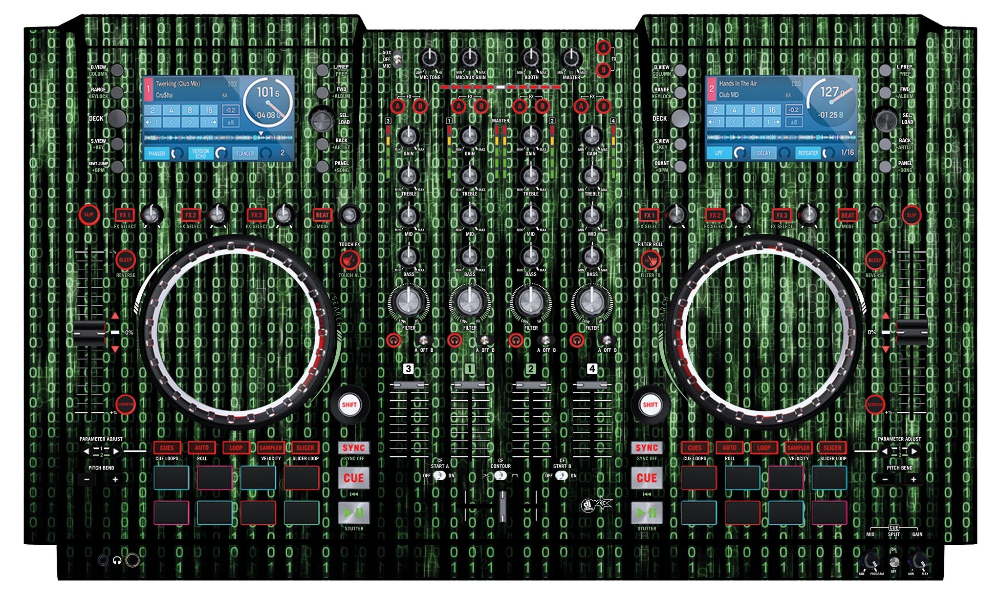 Numark NV 2 Skin Matrix