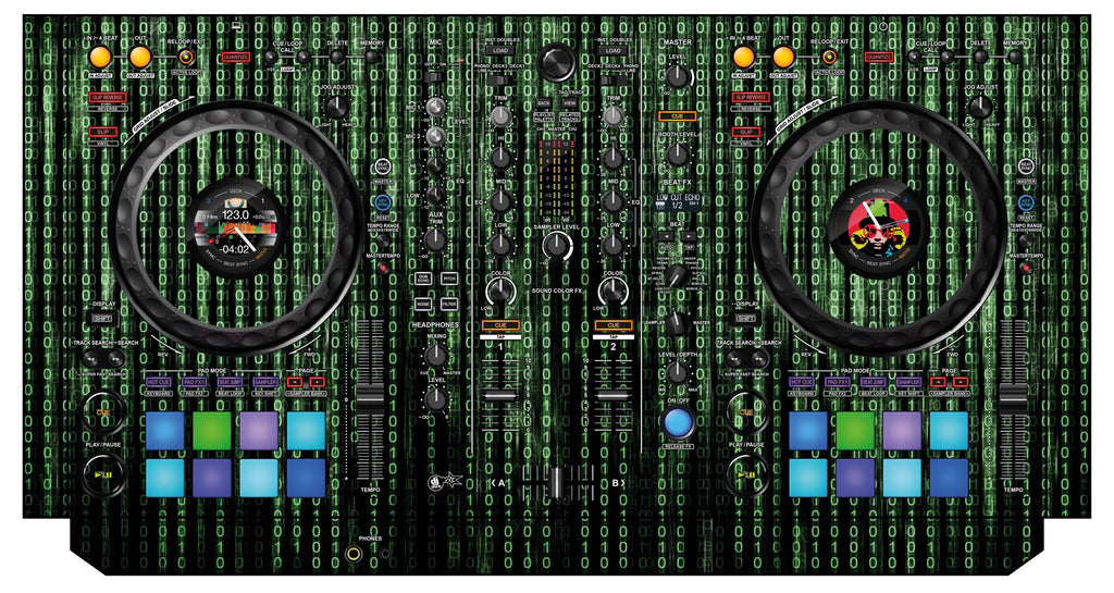 Pioneer DJ DDJ 800 Skin Matrix