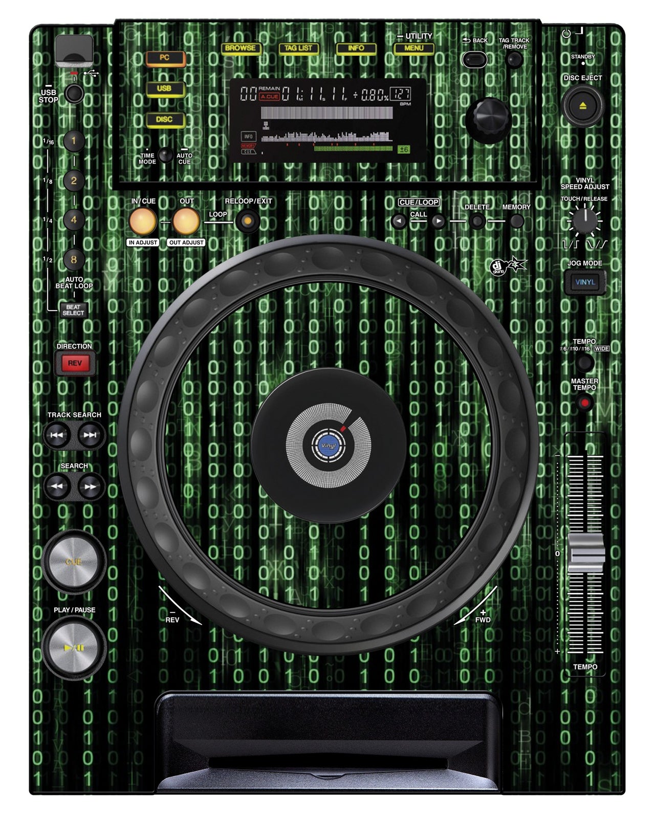 Pioneer DJ CDJ 850 Skin Matrix
