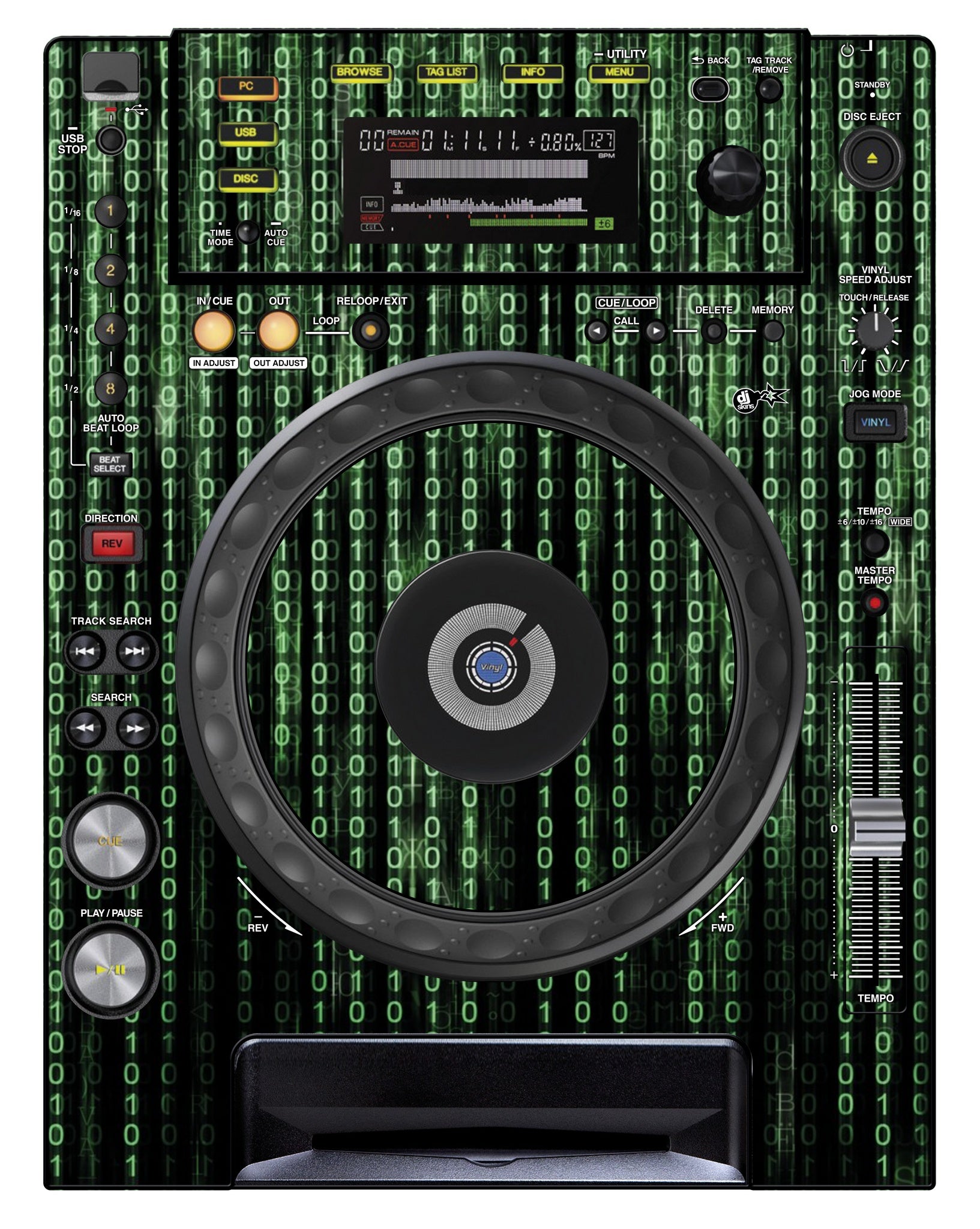 Pioneer DJ CDJ 850 Skin Matrix